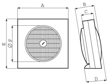 Ventilateur de sol rotatif multidirectionnel Vortice Ariante 30 Blanc - sku  60790