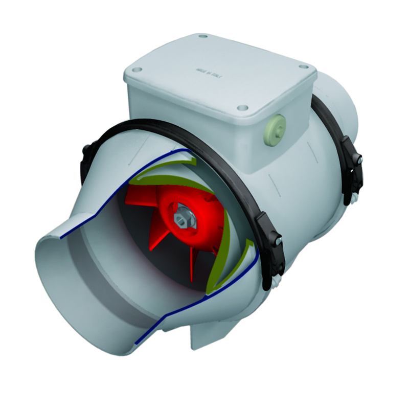 Vortice Lineo 100 T V0 Commercial Ventilation Mixed Flow